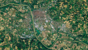 Agen Lot-et-Garonne vu du ciel